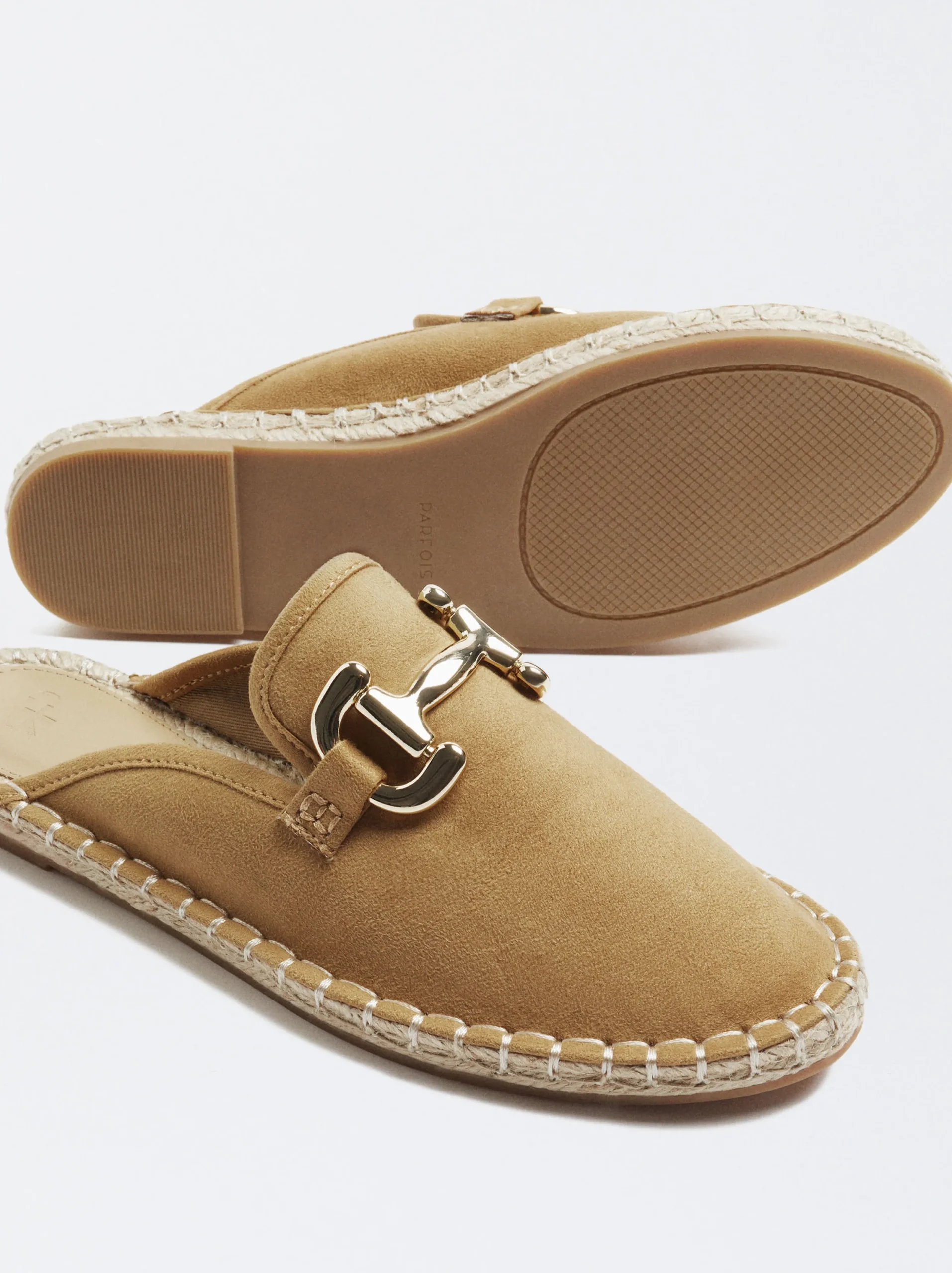PARFOIS Mules Yute Hebilla Beige Best