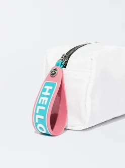 PARFOIS Neceser De Nylon Blanco New