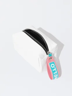 PARFOIS Neceser De Nylon Blanco New