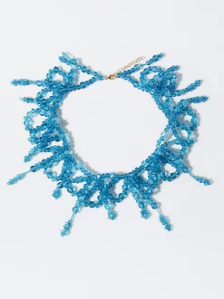 PARFOIS Online Exclusive - Collar Con Lazos Azul Cheap
