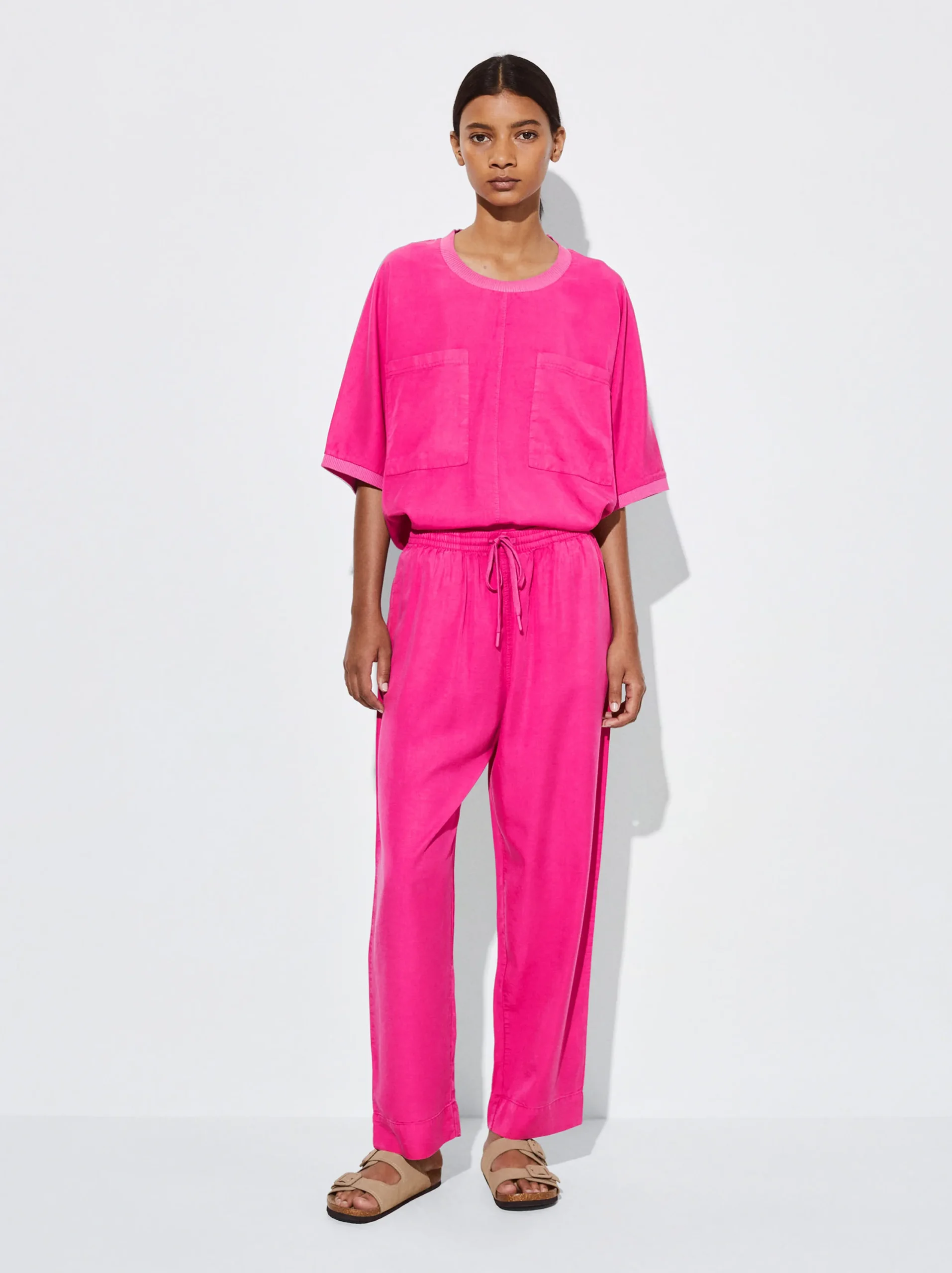 PARFOIS Pantalón 100% Lyocell Fucsia Best