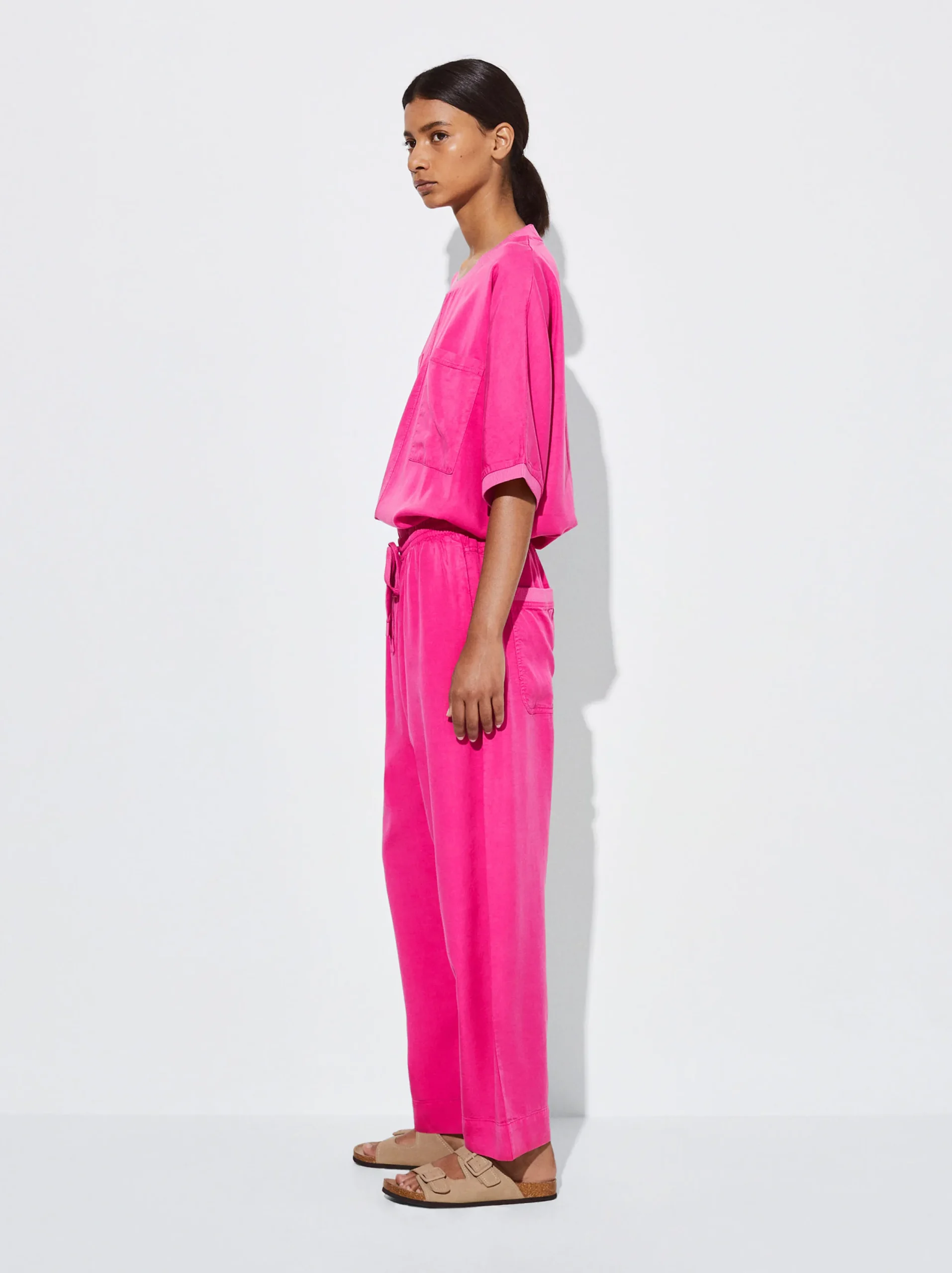 PARFOIS Pantalón 100% Lyocell Fucsia Best