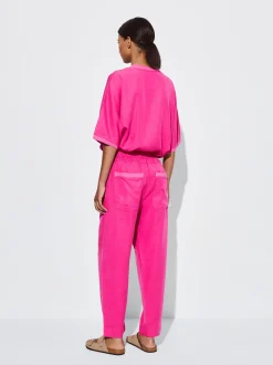 PARFOIS Pantalón 100% Lyocell Fucsia Best