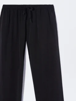 PARFOIS Pantal&oacute;n 100% Lyocell Negro Fashion