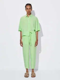 PARFOIS Pantal&oacute;n 100% Lyocell Amarillo Discount
