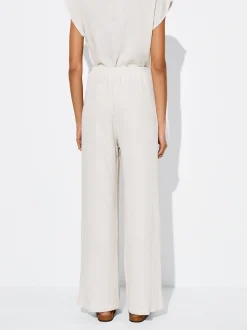 PARFOIS Pantal&oacute;n Algod&oacute;n Con Estructura Blanco Shop