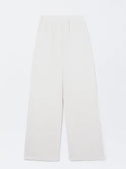 PARFOIS Pantal&oacute;n Algod&oacute;n Con Estructura Blanco Shop
