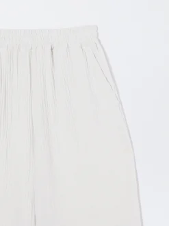 PARFOIS Pantal&oacute;n Algod&oacute;n Con Estructura Blanco Shop