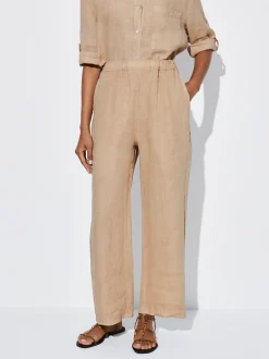 PARFOIS Pantal&oacute;n Ancho Lino Crudo Cheap