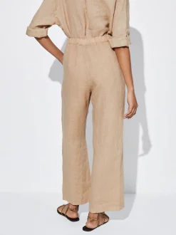 PARFOIS Pantal&oacute;n Ancho Lino Crudo Cheap