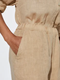 PARFOIS Pantal&oacute;n Ancho Lino Crudo Cheap