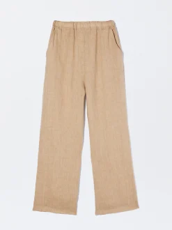 PARFOIS Pantal&oacute;n Ancho Lino Crudo Cheap