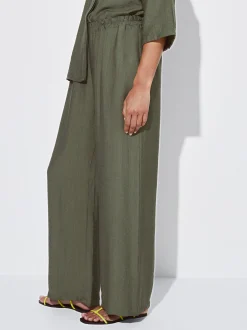 PARFOIS Pantal&oacute;n Cintura El&aacute;stica Caqui Store