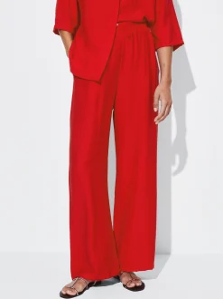 PARFOIS Pantal&oacute;n Cintura El&aacute;stica Rojo Store