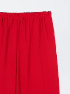 PARFOIS Pantal&oacute;n Cintura El&aacute;stica Rojo Store