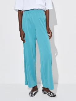 PARFOIS Pantal&oacute;n Cintura El&aacute;stica Azul Cheap