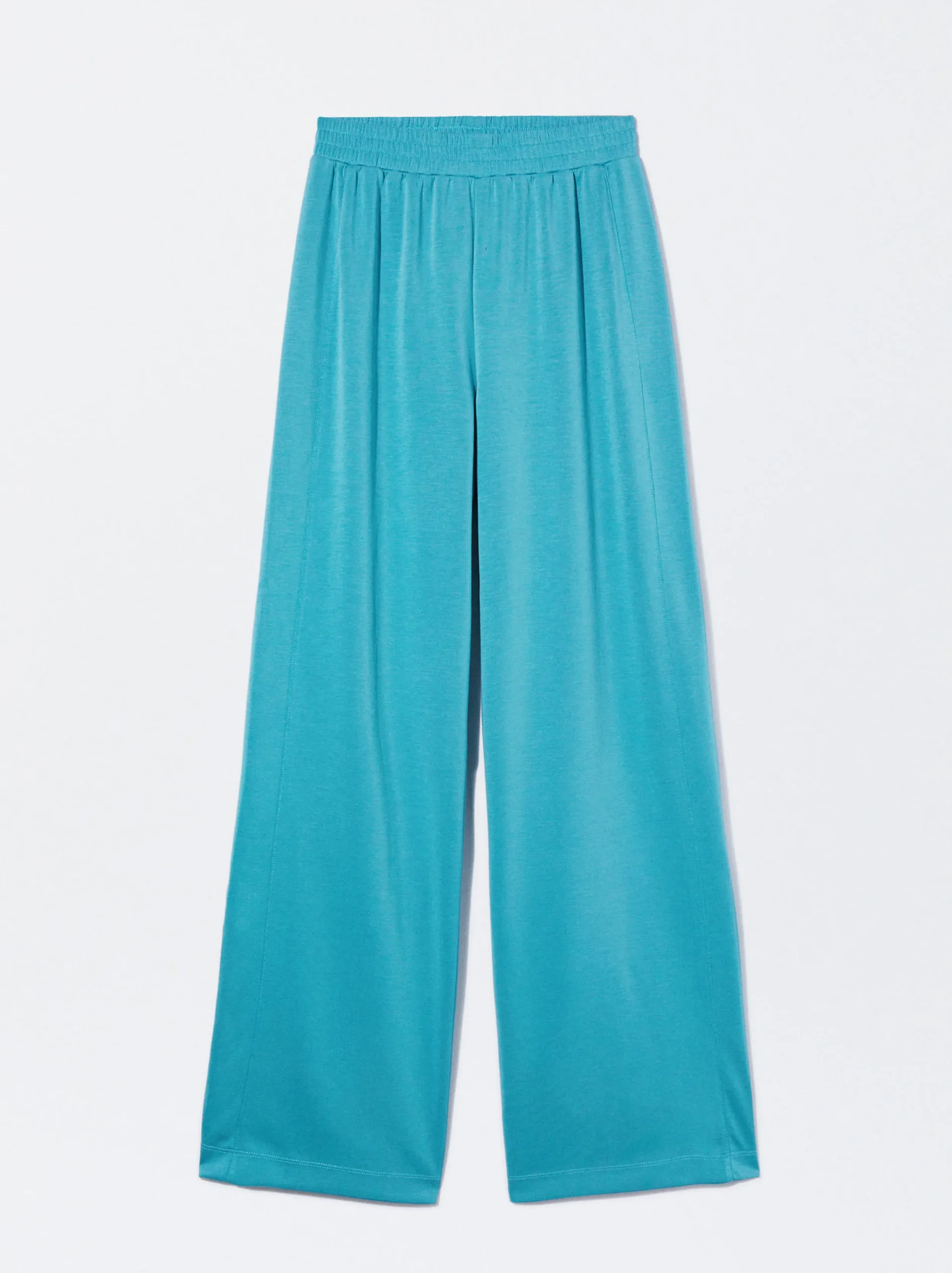 PARFOIS Pantalón Cintura Elástica Azul Cheap