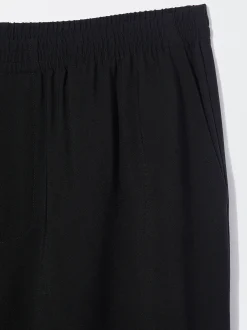PARFOIS Pantal&oacute;n Cintura El&aacute;stica Negro Discount