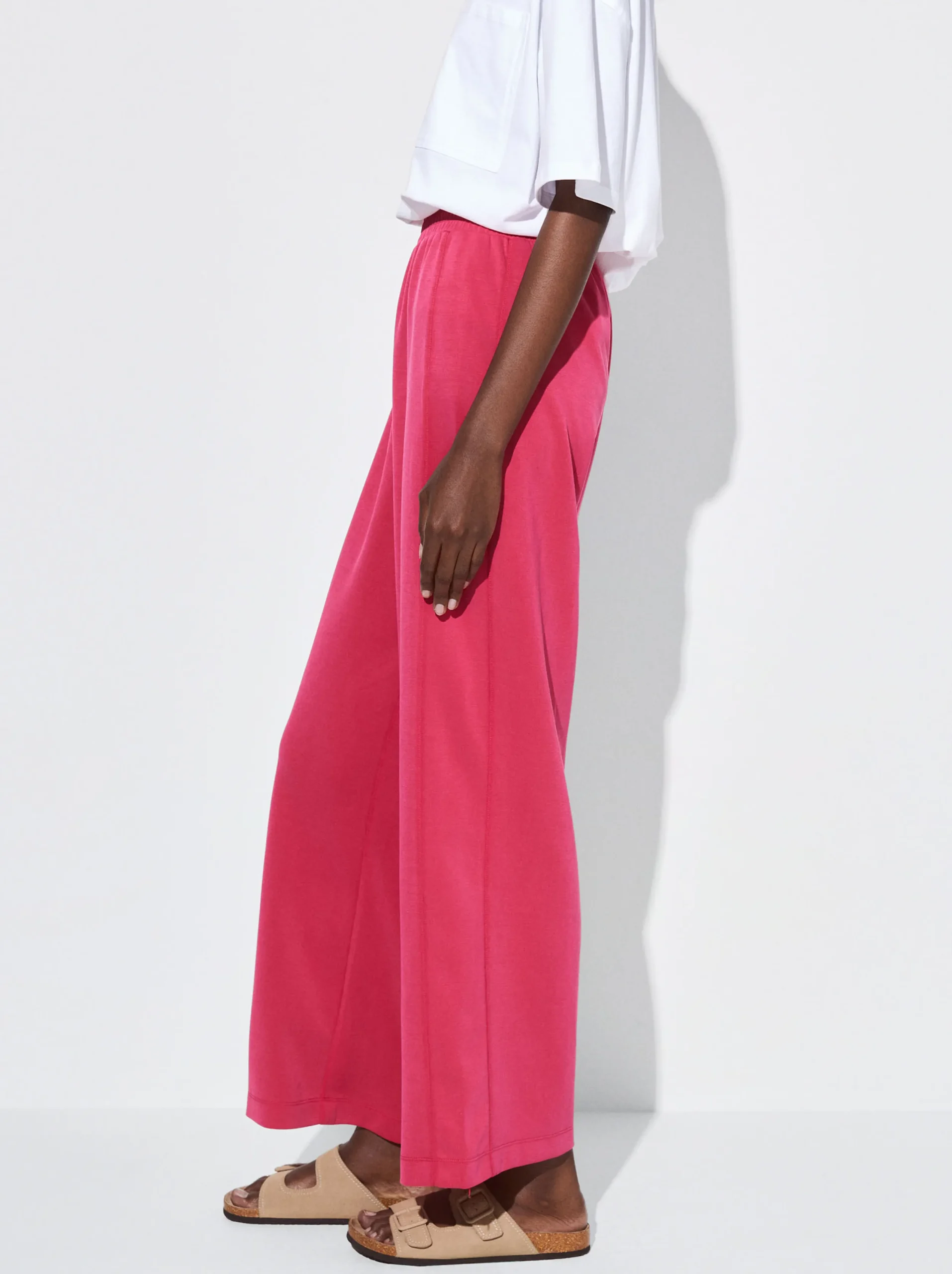 PARFOIS Pantalón Cintura Elástica Fucsia Cheap