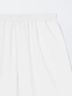 PARFOIS Pantal&oacute;n Cintura El&aacute;stica Blanco Hot