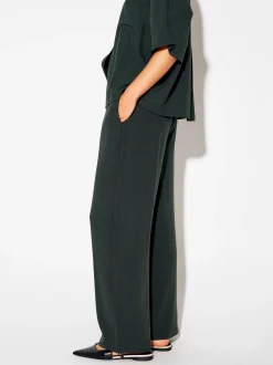 PARFOIS Pantal&oacute;n De Lyocell Cintura El&aacute;stica Verde Flash Sale