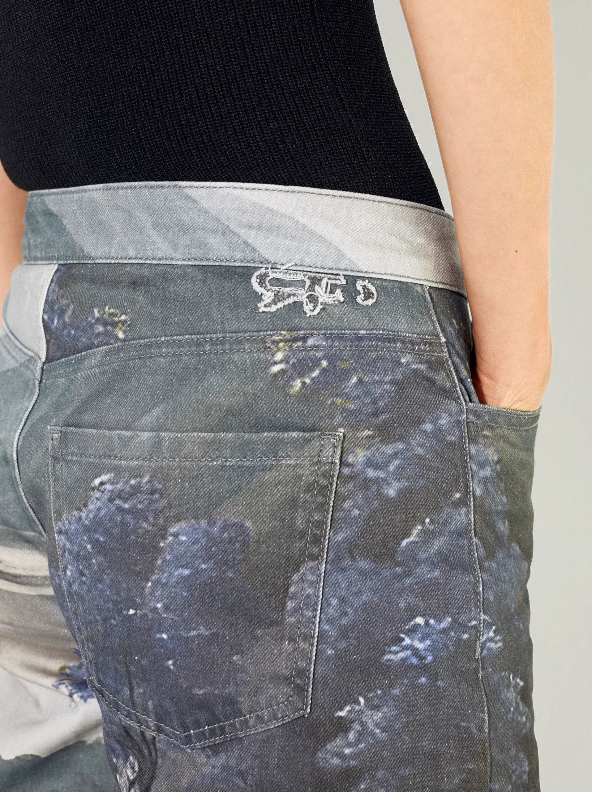 PARFOIS Pantalón Estampado 100% Algodón Multicor Hot