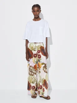 PARFOIS Pantal&oacute;n Estampado Algod&oacute;n Org&aacute;nico Multicor Best Sale