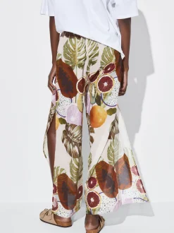 PARFOIS Pantal&oacute;n Estampado Algod&oacute;n Org&aacute;nico Multicor Best Sale