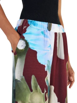 PARFOIS Pantal&oacute;n Fluido Con Cintura El&aacute;stica Multicor New