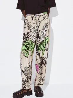 PARFOIS Pantal&oacute;n Fluido Estampado Multicor Best Sale