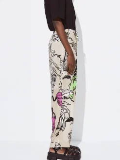 PARFOIS Pantal&oacute;n Fluido Estampado Multicor Best Sale