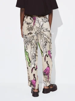 PARFOIS Pantal&oacute;n Fluido Estampado Multicor Best Sale