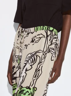 PARFOIS Pantal&oacute;n Fluido Estampado Multicor Best Sale