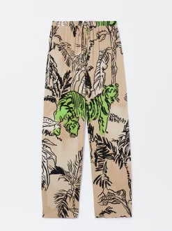 PARFOIS Pantal&oacute;n Fluido Estampado Multicor Best Sale