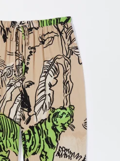 PARFOIS Pantal&oacute;n Fluido Estampado Multicor Best Sale