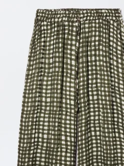 PARFOIS Pantal&oacute;n Fluido Estampado Caqui Store