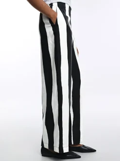 PARFOIS Pantal&oacute;n Lino Con Rayas Multicor Discount