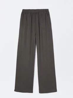 PARFOIS Pantal&oacute;n Lyocell Animal Print Gris Hot