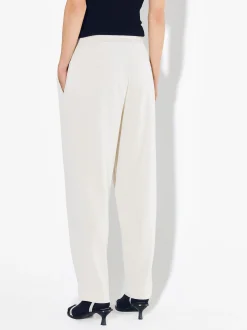 PARFOIS Pantal&oacute;n Modal Cintura El&aacute;stica Blanco Best Sale