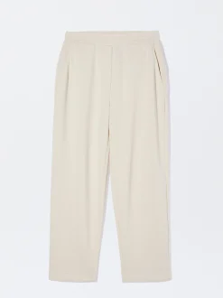 PARFOIS Pantal&oacute;n Modal Cintura El&aacute;stica Blanco Best Sale
