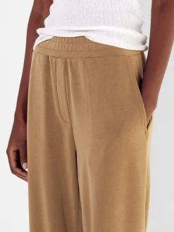 PARFOIS Pantal&oacute;n Modal Cintura El&aacute;stica Camel Discount