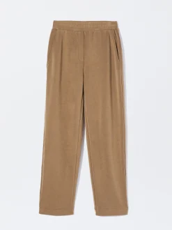 PARFOIS Pantal&oacute;n Modal Cintura El&aacute;stica Camel Discount