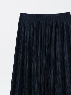 PARFOIS Pantal&oacute;n Plisado Cintura El&aacute;stica Gris Best