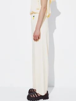 PARFOIS Pantal&oacute;n Recto Cintura El&aacute;stica Crudo Discount