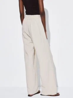 PARFOIS Pantal&oacute;n Recto Con Lino Crudo Sale