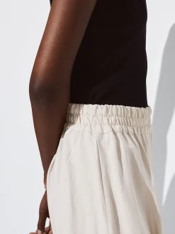PARFOIS Pantal&oacute;n Recto Con Lino Crudo Sale