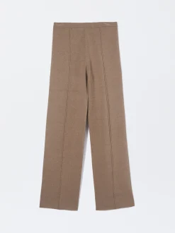 PARFOIS Pantal&oacute;n Recto De Punto Camel Best
