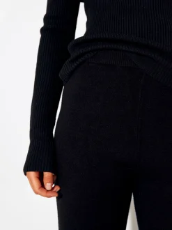 PARFOIS Pantal&oacute;n Recto De Punto Negro Store