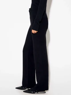 PARFOIS Pantal&oacute;n Recto De Punto Negro Store