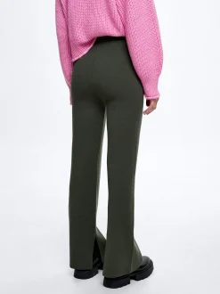 PARFOIS Pantal&oacute;n Recto De Punto Verde Discount